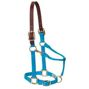 Weaver Breakaway Original Adjustable Chin and Throat Snap Halter, 1" - CarouselHorseTack.com