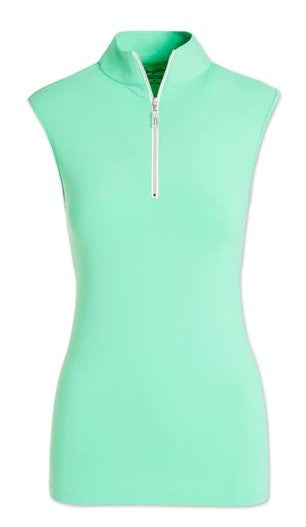 The Tailored Sportsman Ladies Sleeveless IceFil Ziptop Shirt