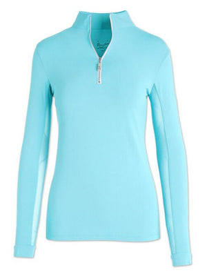 The Tailored Sportsman Ladies Long Sleeve IceFil Ziptop Shirt