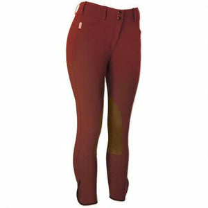 The Tailored Sportsman Ladies Vintage Contrast Patch Front Zip Low Rise Breech - CarouselHorseTack.com