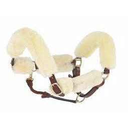 Ovation Europa Sheepskin Six Piece Halter Tubing Set - CarouselHorseTack.com