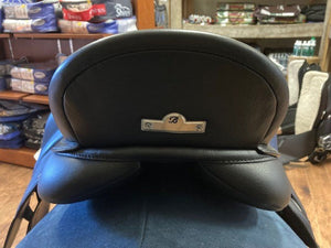 TEST RIDE/DEMO- Bates Isabell Dressage Saddle BLACK 17IN WITH CAIR