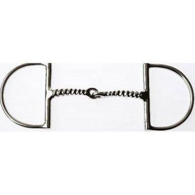JP Korsteel Stainless Steel Corkscrew Dee Snaffle Bit