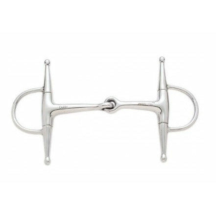 Korsteel Jointed Short Full Cheek Snaffle Bit - The Carousel Horse 
