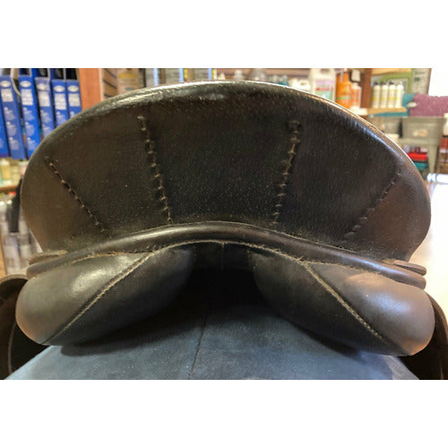 GENTLY USED- Pastene Sheffield Dressage Saddle Black 16.5in Seat