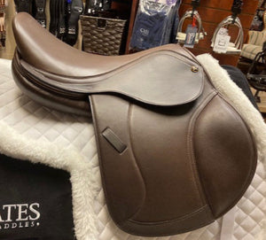 TEST RIDE/DEMO- Ovation Covered Leather Pony Saddle BROWN 15.5in