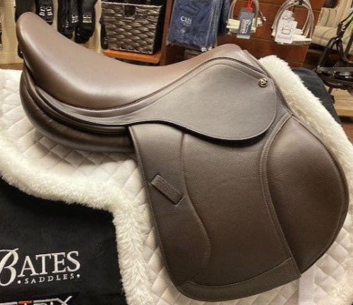 TEST RIDE/DEMO- Ovation Covered Leather Pony Saddle BROWN 16in
