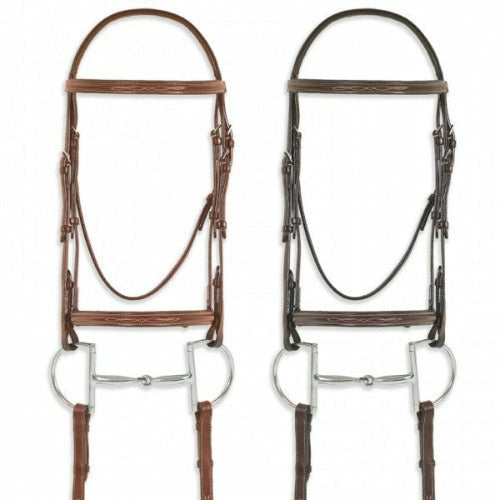 Pessoa PRO Fancy Stitched Raised Bridle - CarouselHorseTack.com