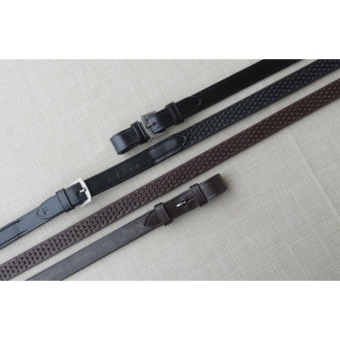 KL Select Red Barn Pebble Grip Reins