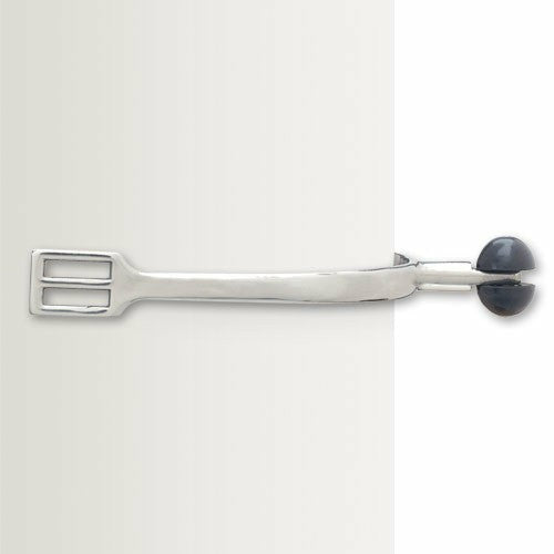 Centaur Stainless Steel Roller Long Neck Ball Spurs - CarouselHorseTack.com