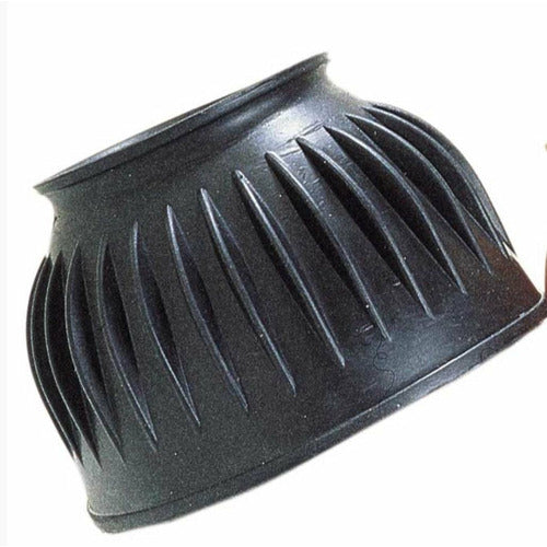 Saxon Rubber Ribbed Pull On Bell Boots - The Carousel Horse 