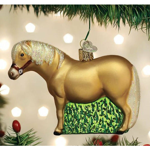 Old World Christmas Shetland Pony Ornament CLOSEOUT