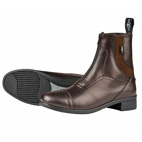 Saxon Syntovia Kids Zip Paddock Boots