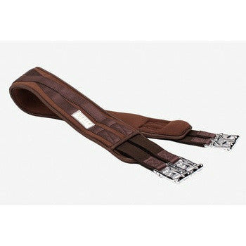 Lettia Memory Foam Clik Girth - Brown - CarouselHorseTack.com