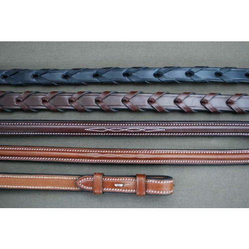 Red Barn Sovereign Fancy Stitched Reins - CarouselHorseTack.com