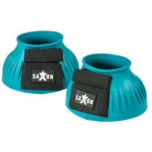 Saxon Double Tape PVC Ribbed Bell Boots CLOSEOUT - The Carousel Horse 