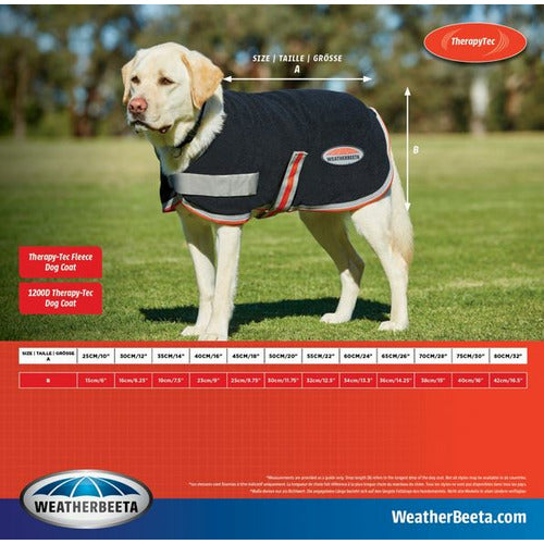 WeatherBeeta 1200D Therapy-Tec Dog Coat FREE GIFT - CLOSEOUT
